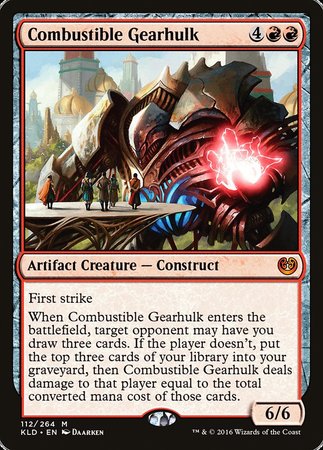 Combustible Gearhulk [Kaladesh] | Tabernacle Games