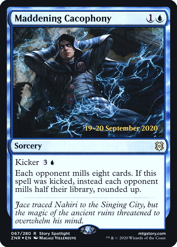 Maddening Cacophony  [Zendikar Rising Prerelease Promos] | Tabernacle Games