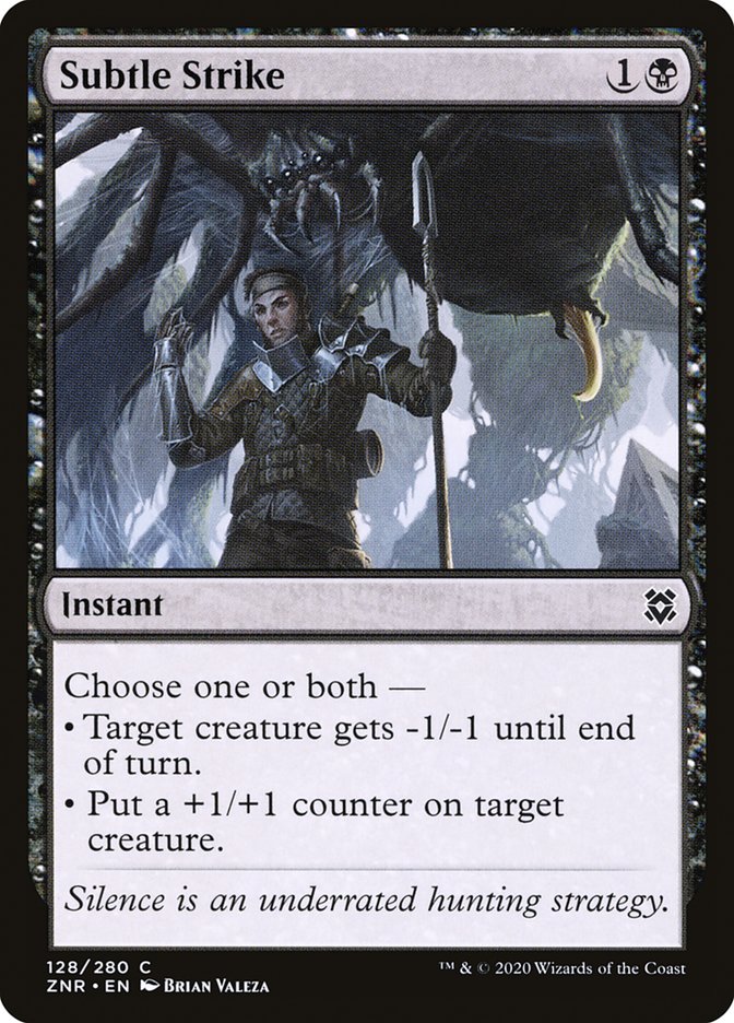 Subtle Strike [Zendikar Rising] | Tabernacle Games
