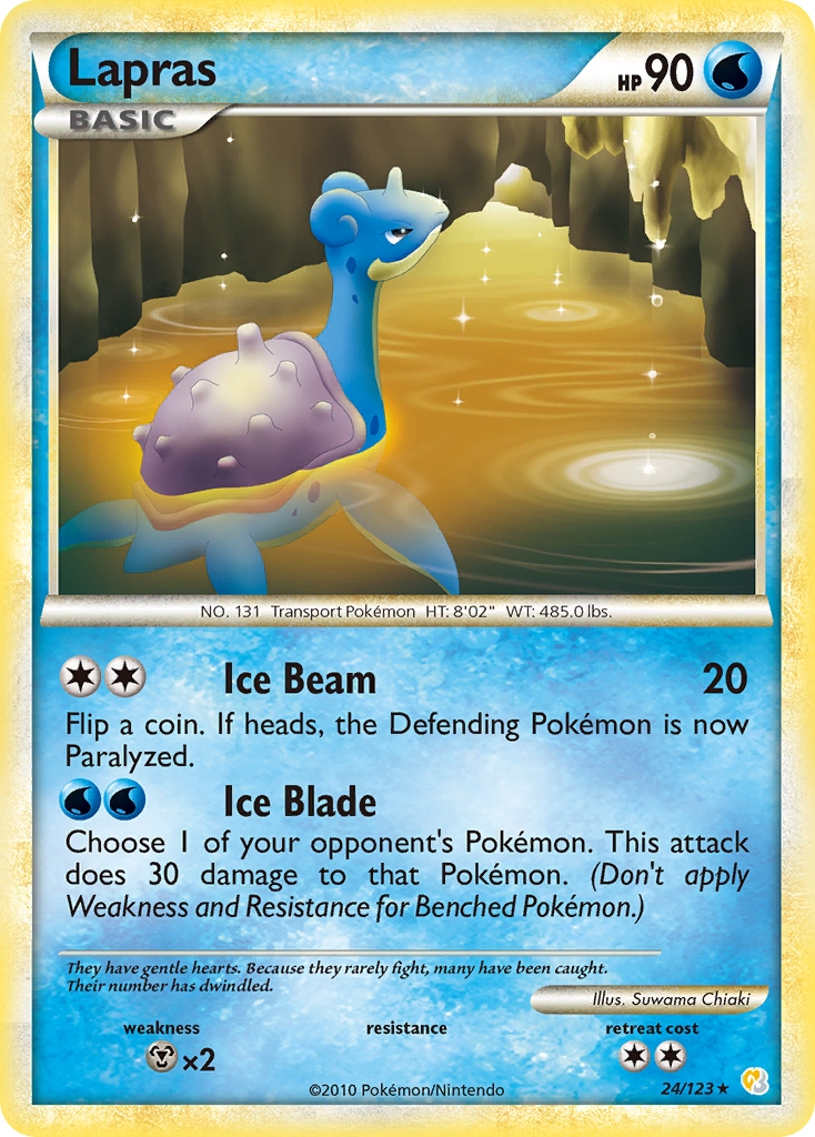 Lapras (24/123) [HeartGold & SoulSilver: Base Set] | Tabernacle Games