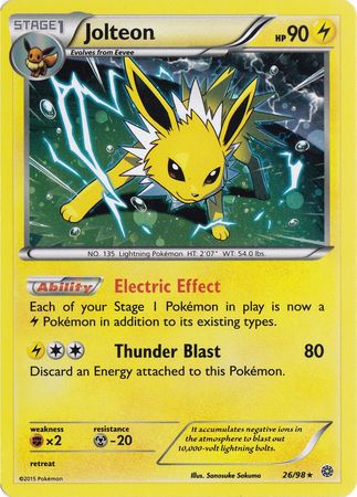 Jolteon (26/98) (Cosmos Holo) [XY: Ancient Origins] | Tabernacle Games