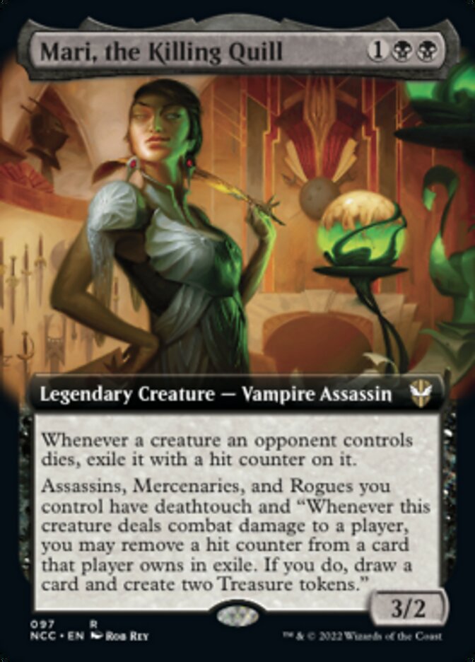 Mari, the Killing Quill (Extended Art) [Streets of New Capenna Commander] | Tabernacle Games