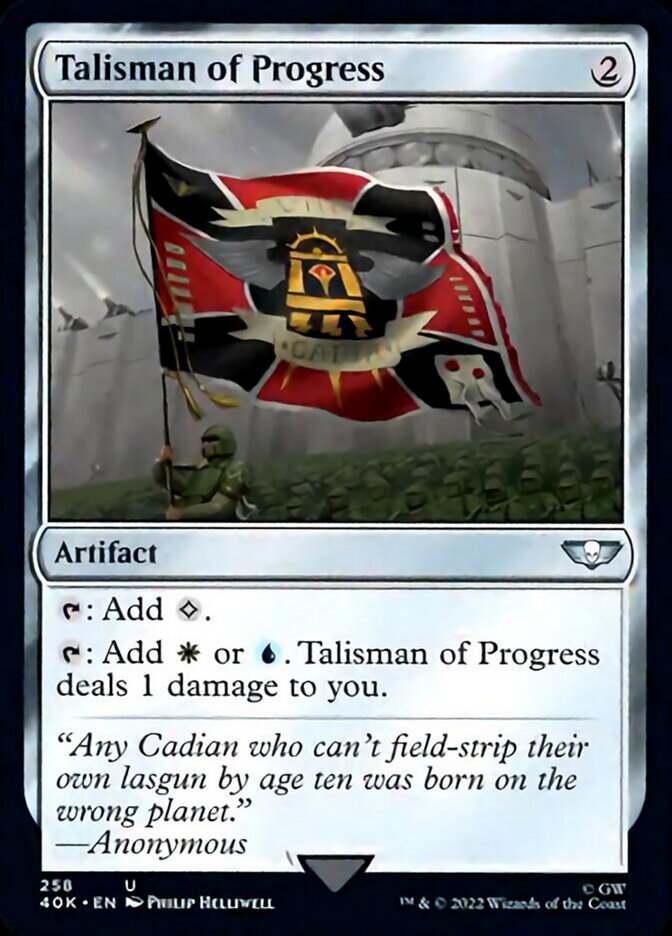 Talisman of Progress (Surge Foil) [Universes Beyond: Warhammer 40,000] | Tabernacle Games