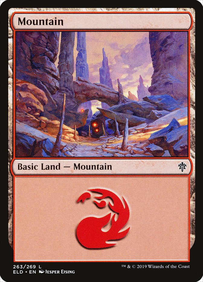 Mountain (263) [Throne of Eldraine] | Tabernacle Games
