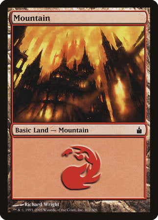 Mountain (302) [Ravnica: City of Guilds] | Tabernacle Games