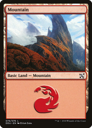 Mountain (76) [Duel Decks: Elves vs. Inventors] | Tabernacle Games