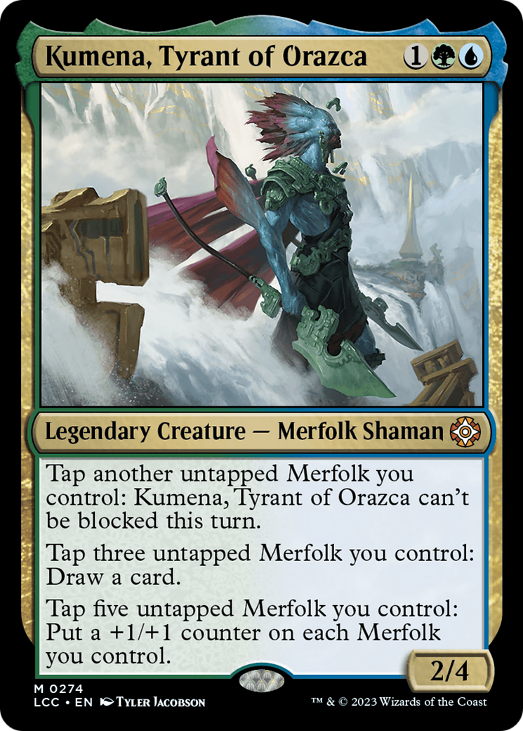 Kumena, Tyrant of Orazca [The Lost Caverns of Ixalan Commander] | Tabernacle Games