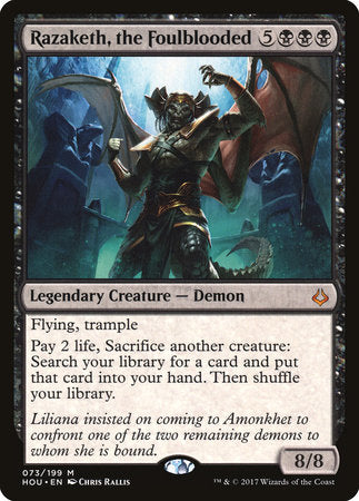 Razaketh, the Foulblooded [Hour of Devastation] | Tabernacle Games