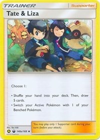 Tate & Liza (148a/168) (Alternate Art Promo) (Battle Arena Deck Exclusive) [Sun & Moon: Celestial Storm] | Tabernacle Games