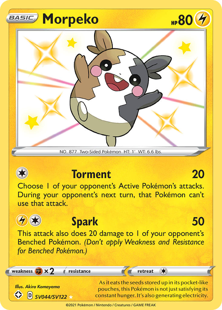 Morpeko (SV044/SV122) [Sword & Shield: Shining Fates] | Tabernacle Games