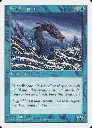 Sea Serpent [Fifth Edition] | Tabernacle Games