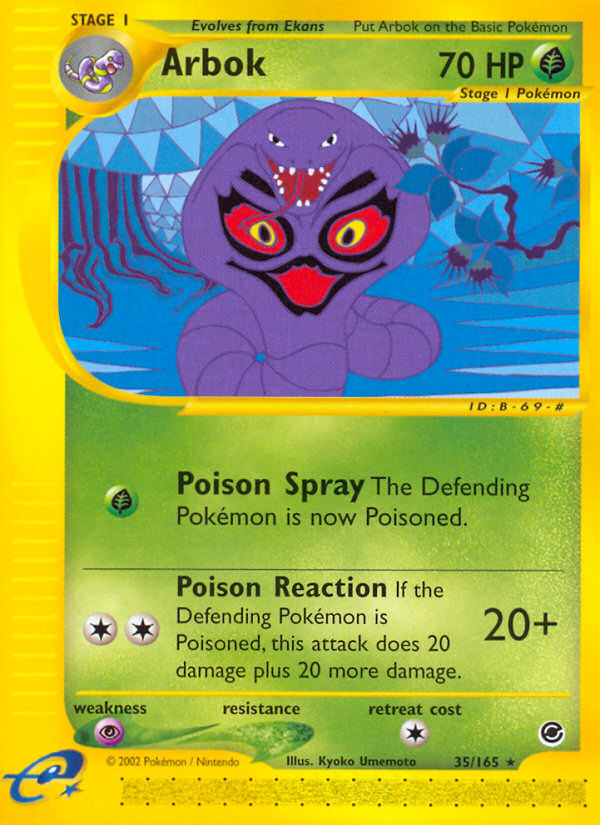 Arbok (35/165) [Expedition: Base Set] | Tabernacle Games