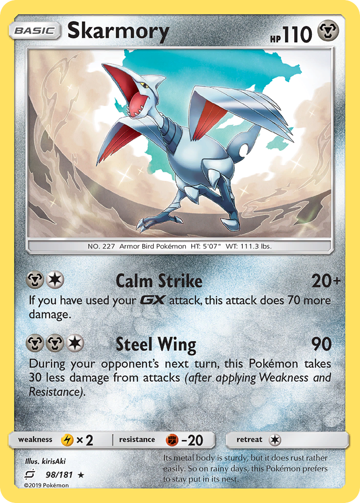 Skarmory (98/181) [Sun & Moon: Team Up] | Tabernacle Games