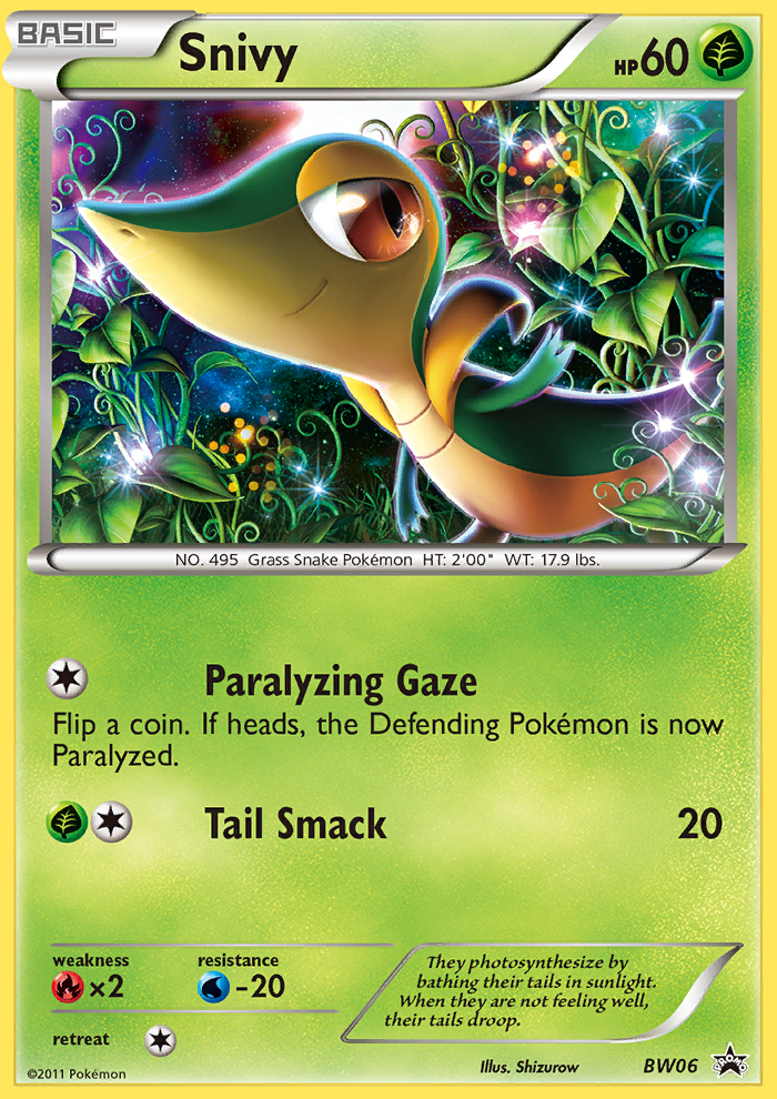 Snivy (BW06) [Black & White: Black Star Promos] | Tabernacle Games