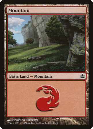 Mountain (314) [Commander 2011] | Tabernacle Games