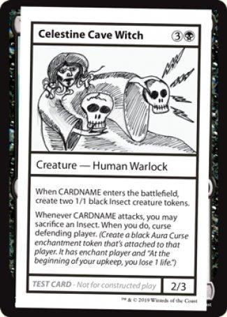 Celestine Cave Witch (2021 Edition) [Mystery Booster Playtest Cards] | Tabernacle Games