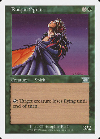 Radjan Spirit [Classic Sixth Edition] | Tabernacle Games