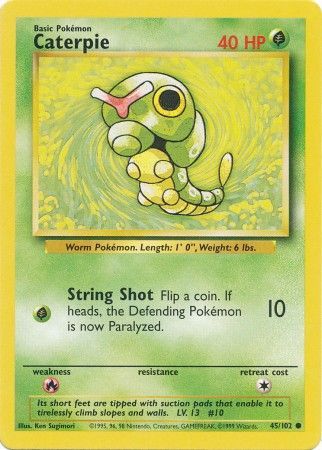 Caterpie (45/102) [Base Set Unlimited] | Tabernacle Games