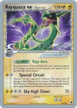 Rayquaza ex (97/101) (Delta Species) (Legendary Ascent - Tom Roos) [World Championships 2007] | Tabernacle Games