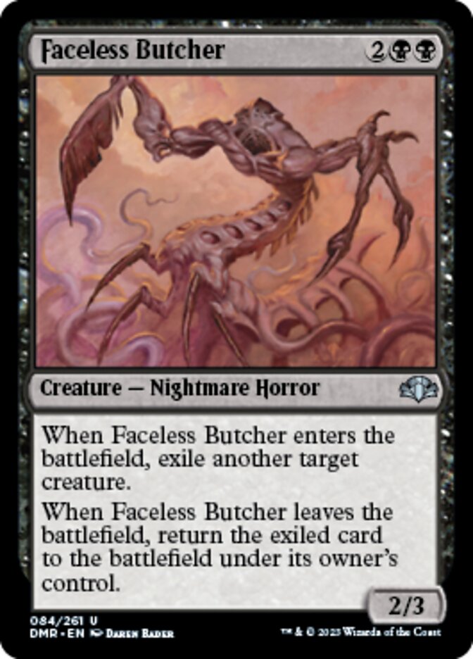 Faceless Butcher [Dominaria Remastered] | Tabernacle Games