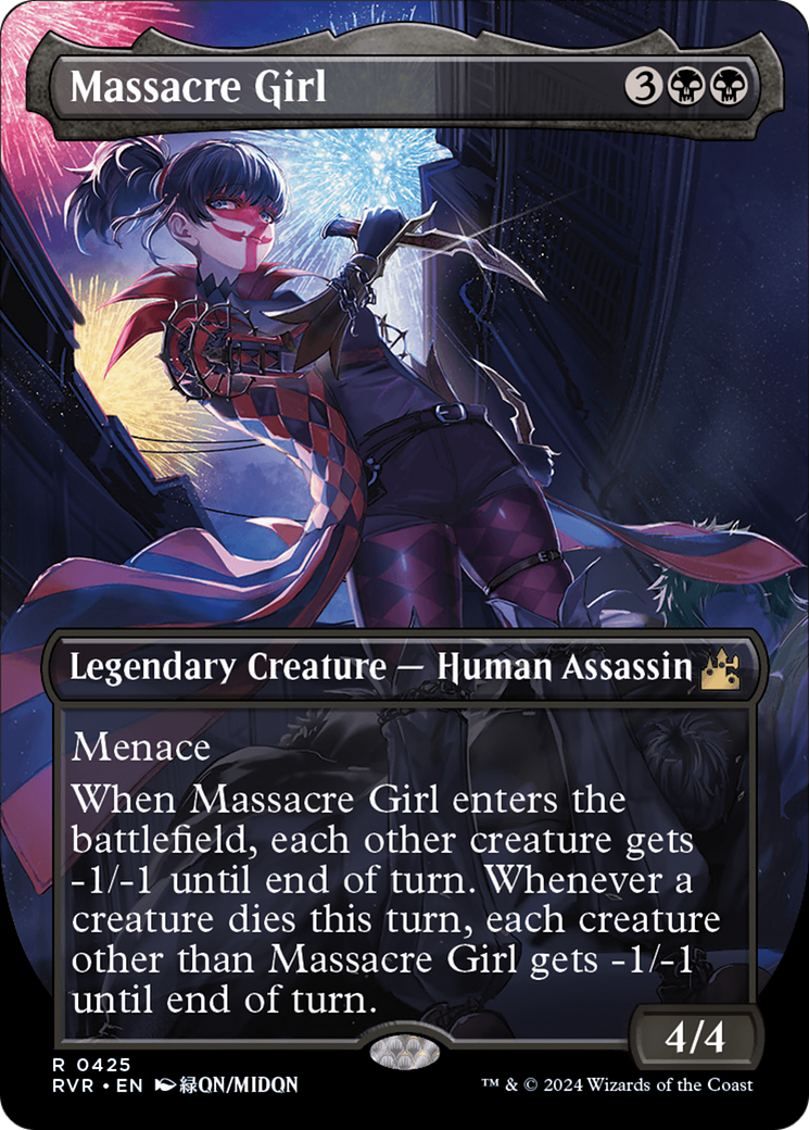 Massacre Girl (Anime Borderless) [Ravnica Remastered] | Tabernacle Games