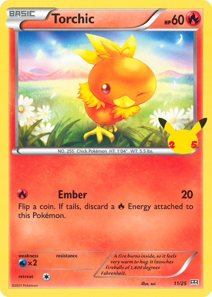 Torchic (11/25) [McDonald's 25th Anniversary] | Tabernacle Games