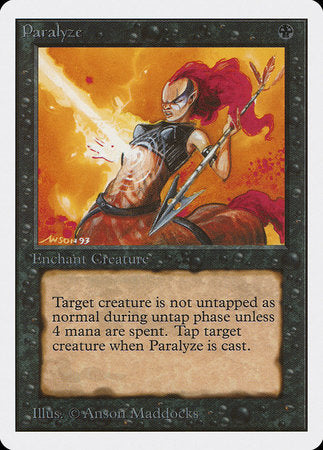 Paralyze [Unlimited Edition] | Tabernacle Games