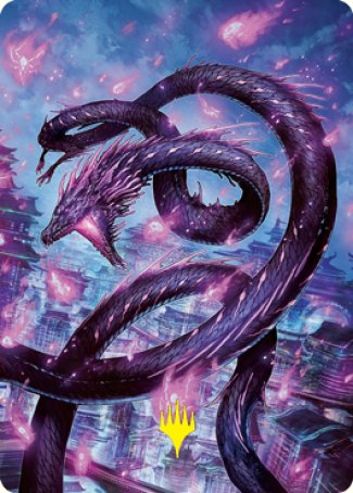 Junji, the Midnight Sky 2 Art Card (Gold-Stamped Signature) [Kamigawa: Neon Dynasty Art Series] | Tabernacle Games