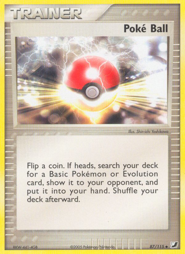 Poke Ball (87/115) [EX: Unseen Forces] | Tabernacle Games