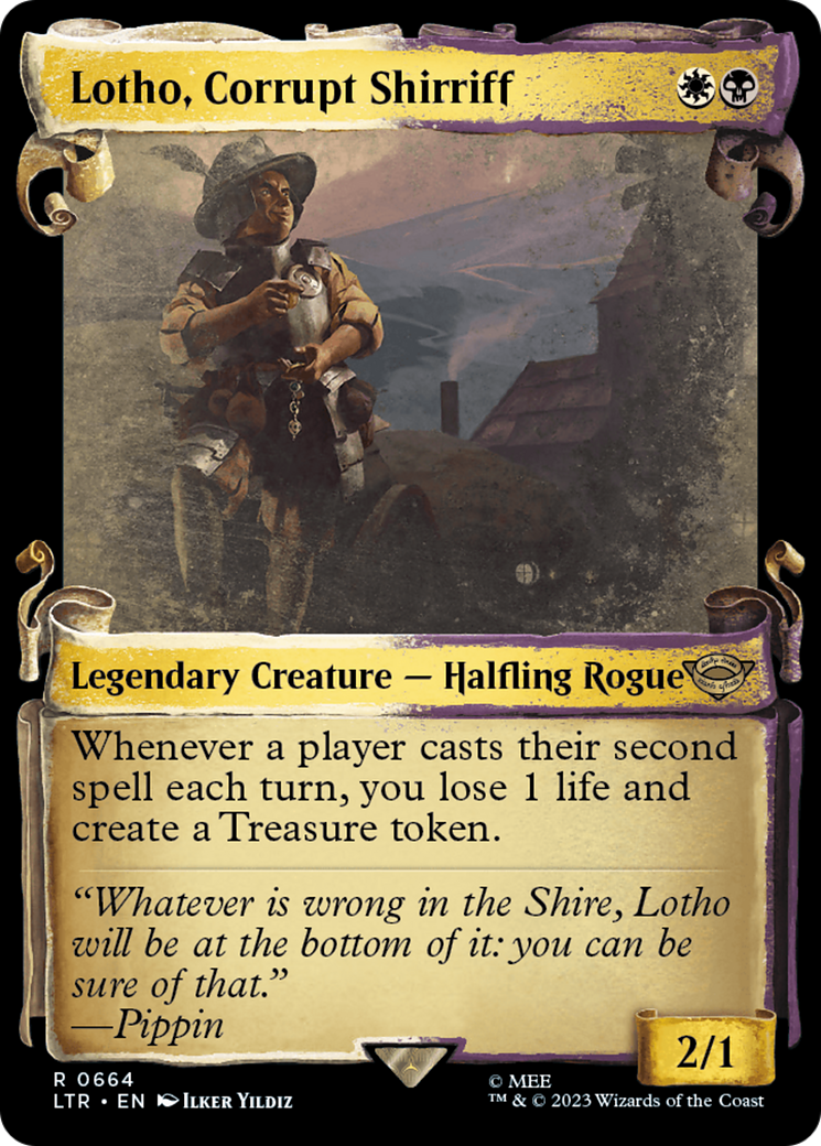 Lotho, Corrupt Shirriff [The Lord of the Rings: Tales of Middle-Earth Showcase Scrolls] | Tabernacle Games