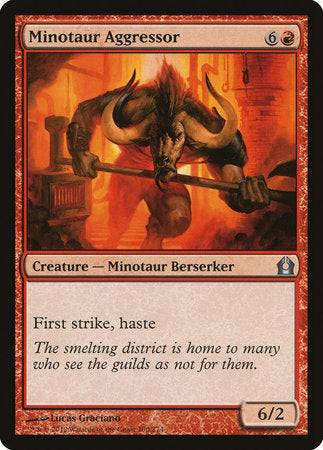 Minotaur Aggressor [Return to Ravnica] | Tabernacle Games