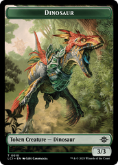 Gnome // Dinosaur (0010) Double-Sided Token [The Lost Caverns of Ixalan Tokens] | Tabernacle Games