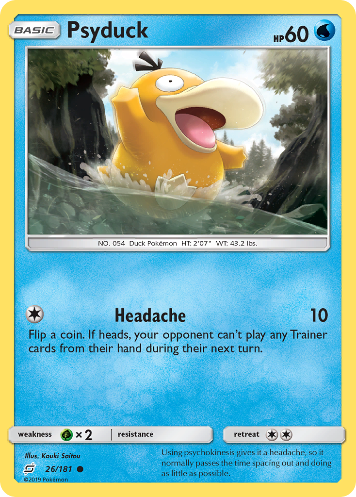 Psyduck (26/181) [Sun & Moon: Team Up] | Tabernacle Games