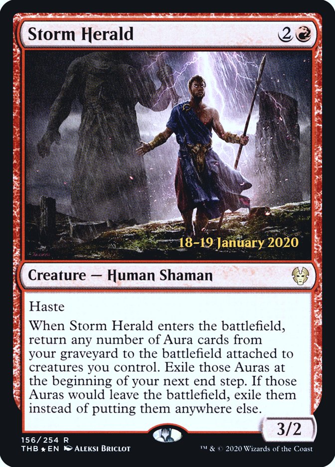 Storm Herald [Theros Beyond Death Prerelease Promos] | Tabernacle Games