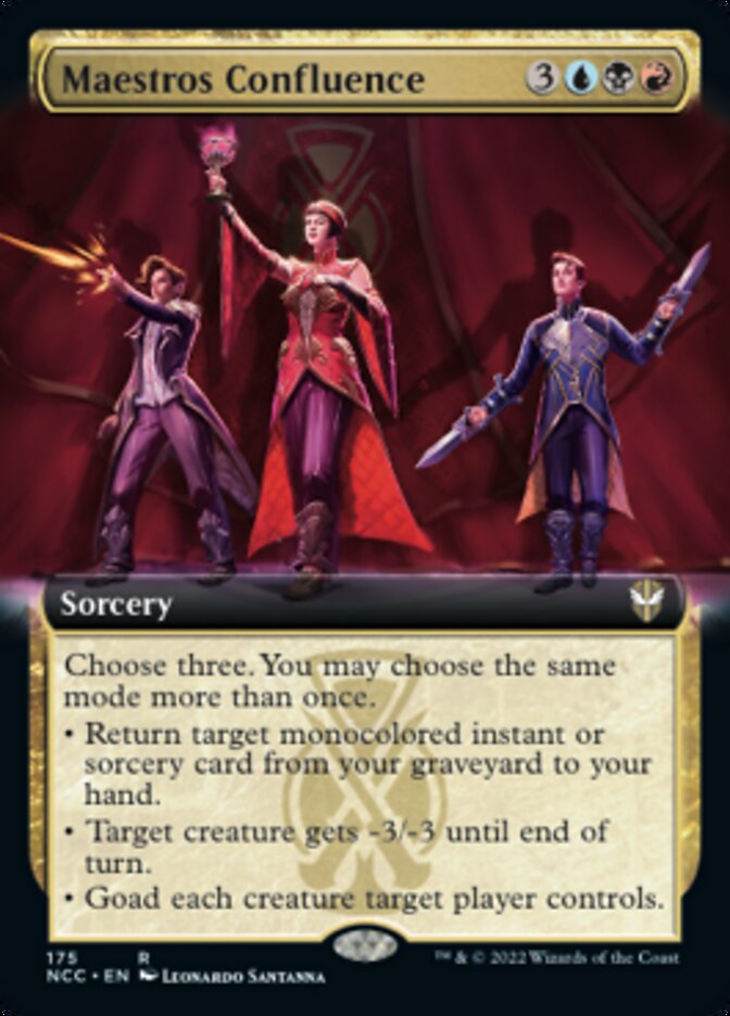 Maestros Confluence (Extended Art) [Streets of New Capenna Commander] | Tabernacle Games