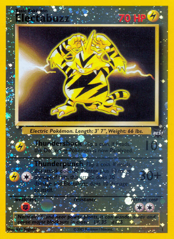 Electabuzz (1) [Best of Promos] | Tabernacle Games