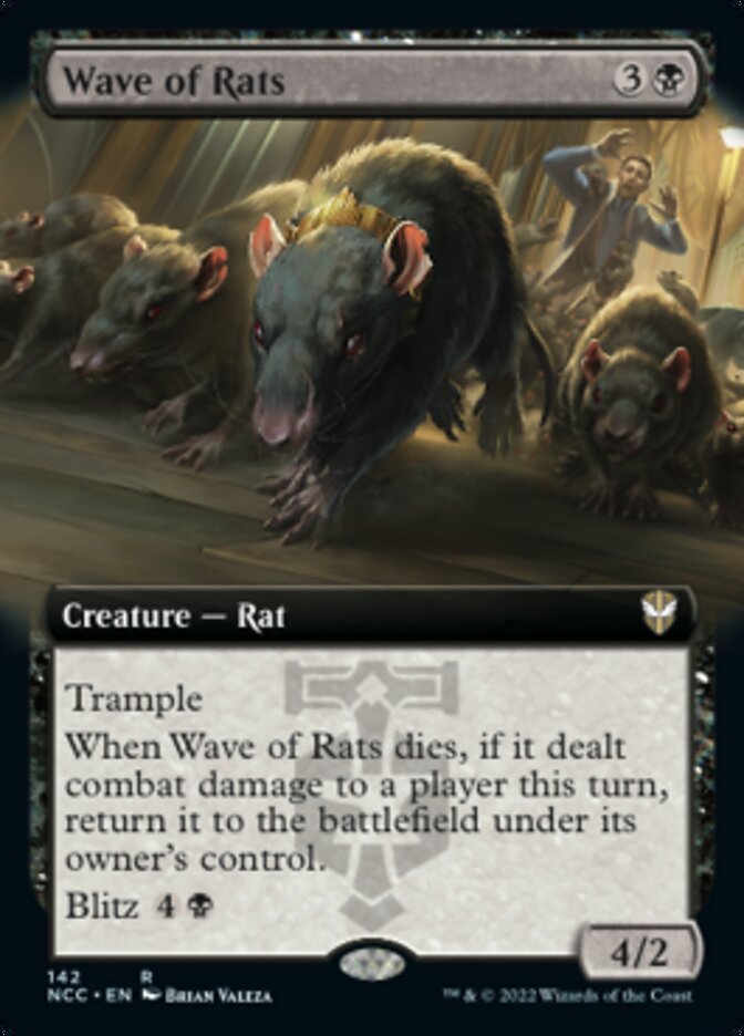 Wave of Rats (Extended Art) [Streets of New Capenna Commander] | Tabernacle Games