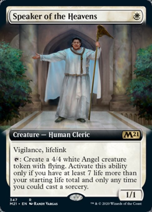 Speaker of the Heavens (Extended Art) [Core Set 2021] | Tabernacle Games