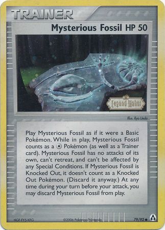 Mysterious Fossil (79/92) (Stamped) [EX: Legend Maker] | Tabernacle Games