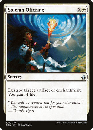 Solemn Offering [Battlebond] | Tabernacle Games