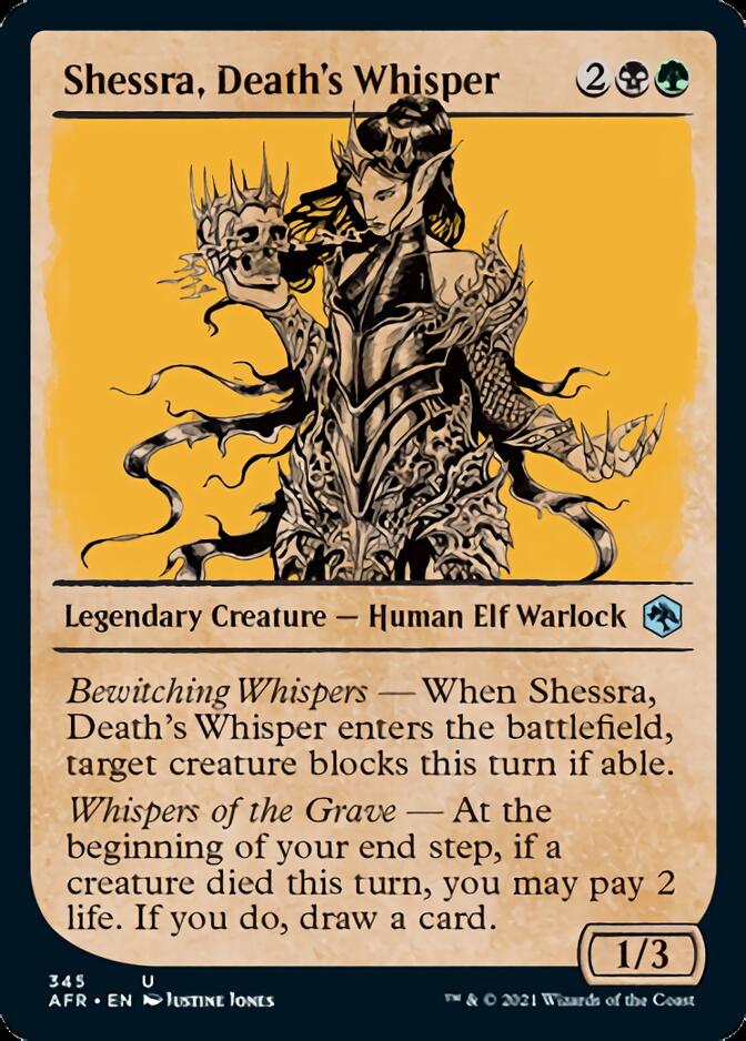 Shessra, Death's Whisper (Showcase) [Dungeons & Dragons: Adventures in the Forgotten Realms] | Tabernacle Games