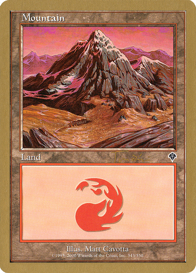 Mountain (jt343a) (Jan Tomcani) (INV) [World Championship Decks 2001] | Tabernacle Games