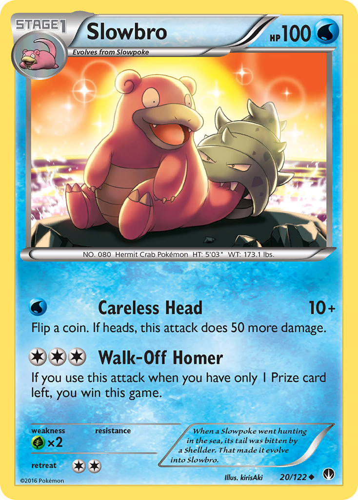 Slowbro (20/122) [XY: BREAKpoint] | Tabernacle Games