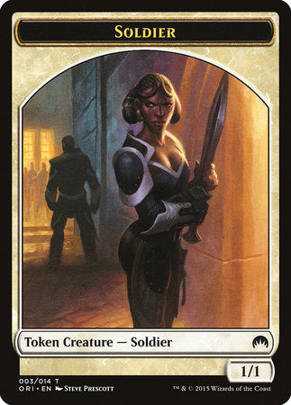 Soldier Token [Magic Origins Tokens] | Tabernacle Games