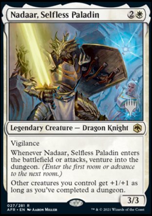 Nadaar, Selfless Paladin (Promo Pack) [Dungeons & Dragons: Adventures in the Forgotten Realms Promos] | Tabernacle Games