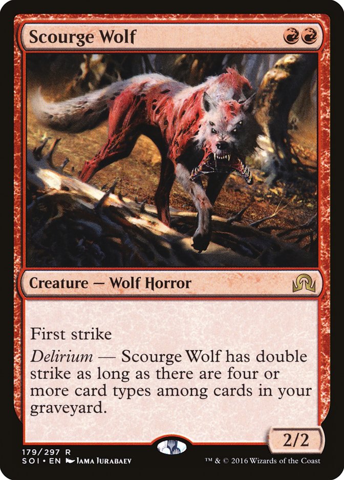 Scourge Wolf [Shadows over Innistrad] | Tabernacle Games
