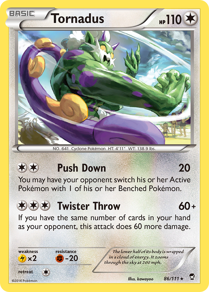 Tornadus (86/111) [XY: Furious Fists] | Tabernacle Games