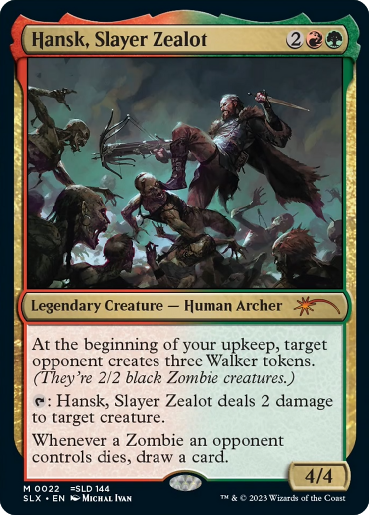 Hansk, Slayer Zealot [Secret Lair: Universes Within] | Tabernacle Games