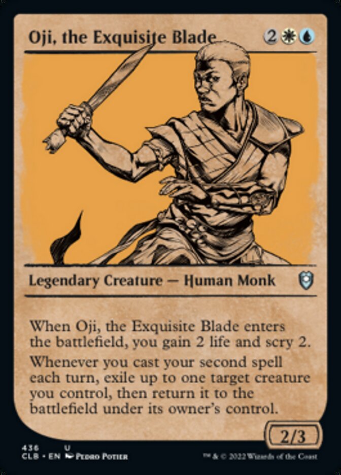 Oji, the Exquisite Blade (Showcase) [Commander Legends: Battle for Baldur's Gate] | Tabernacle Games