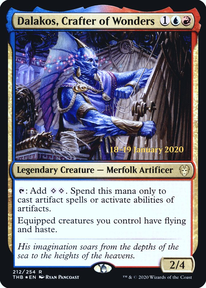 Dalakos, Crafter of Wonders [Theros Beyond Death Prerelease Promos] | Tabernacle Games